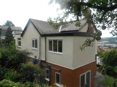 External Walls Ltd rendering workmanship example
